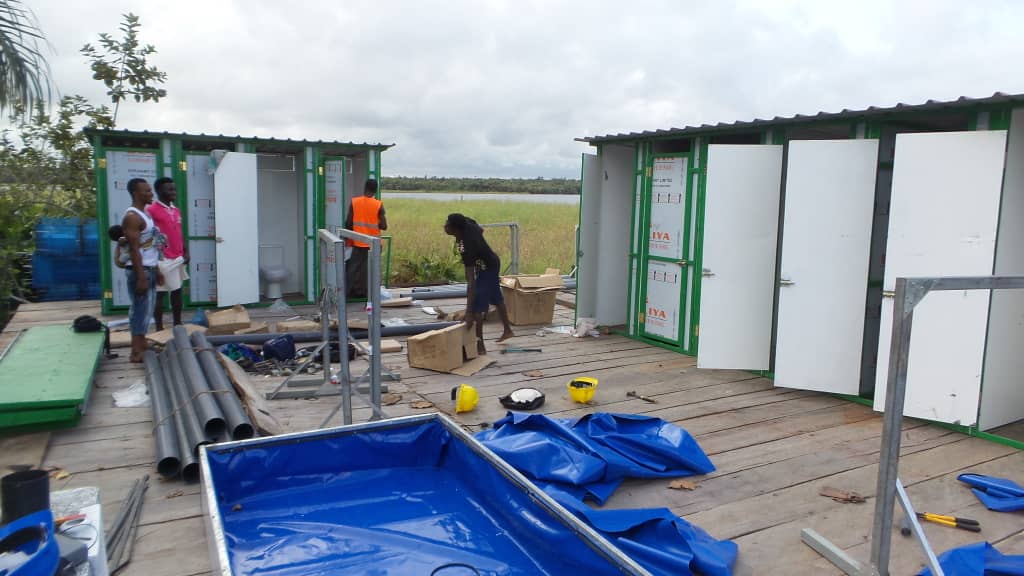 10 seater community toilet project