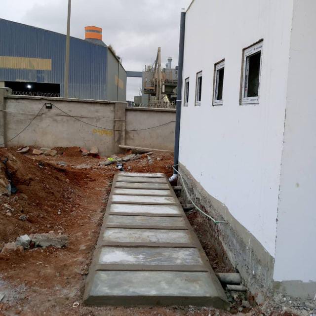 Installation of a special household digester for a 4 bed room apartment